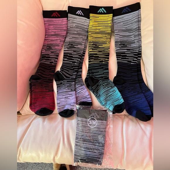 Hi Clasmix Graduated Medical Compression Socks. Five pair. Size S/M - Picture 2 of 2